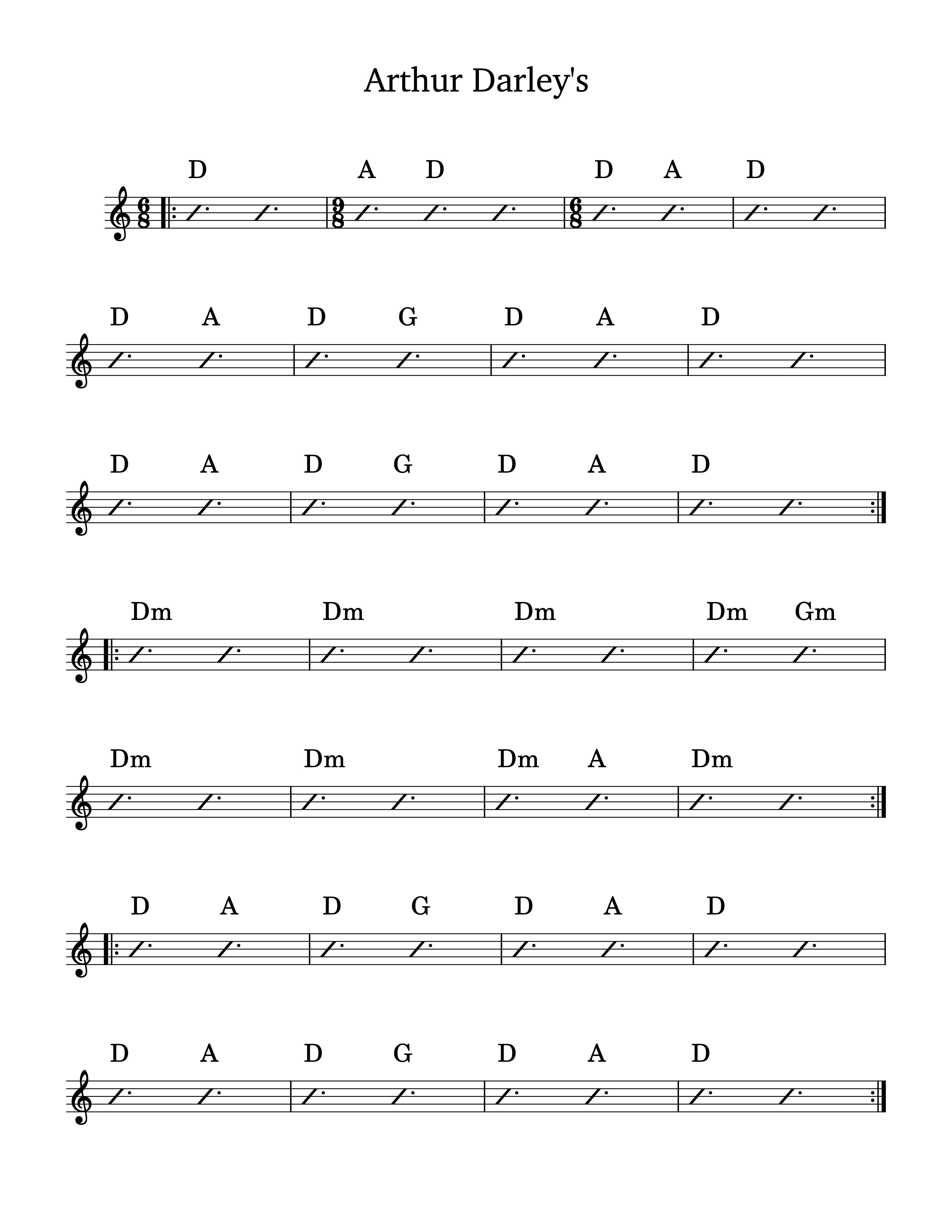 Chord diagram for Arthur Darleys