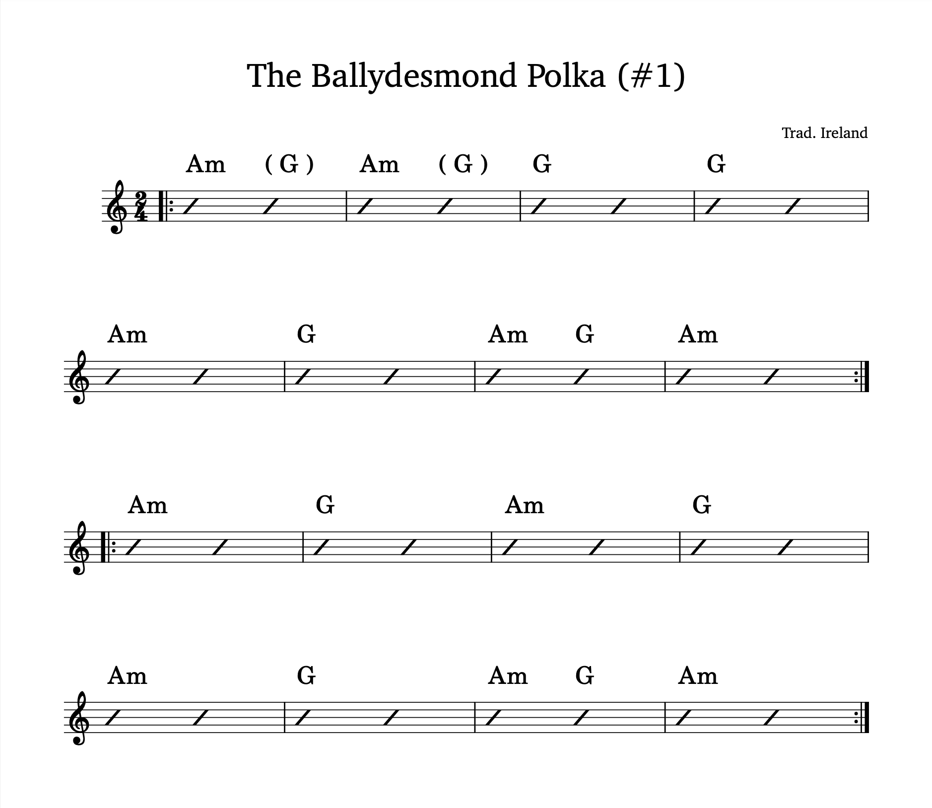 Chord diagram for Ballydesmond #1