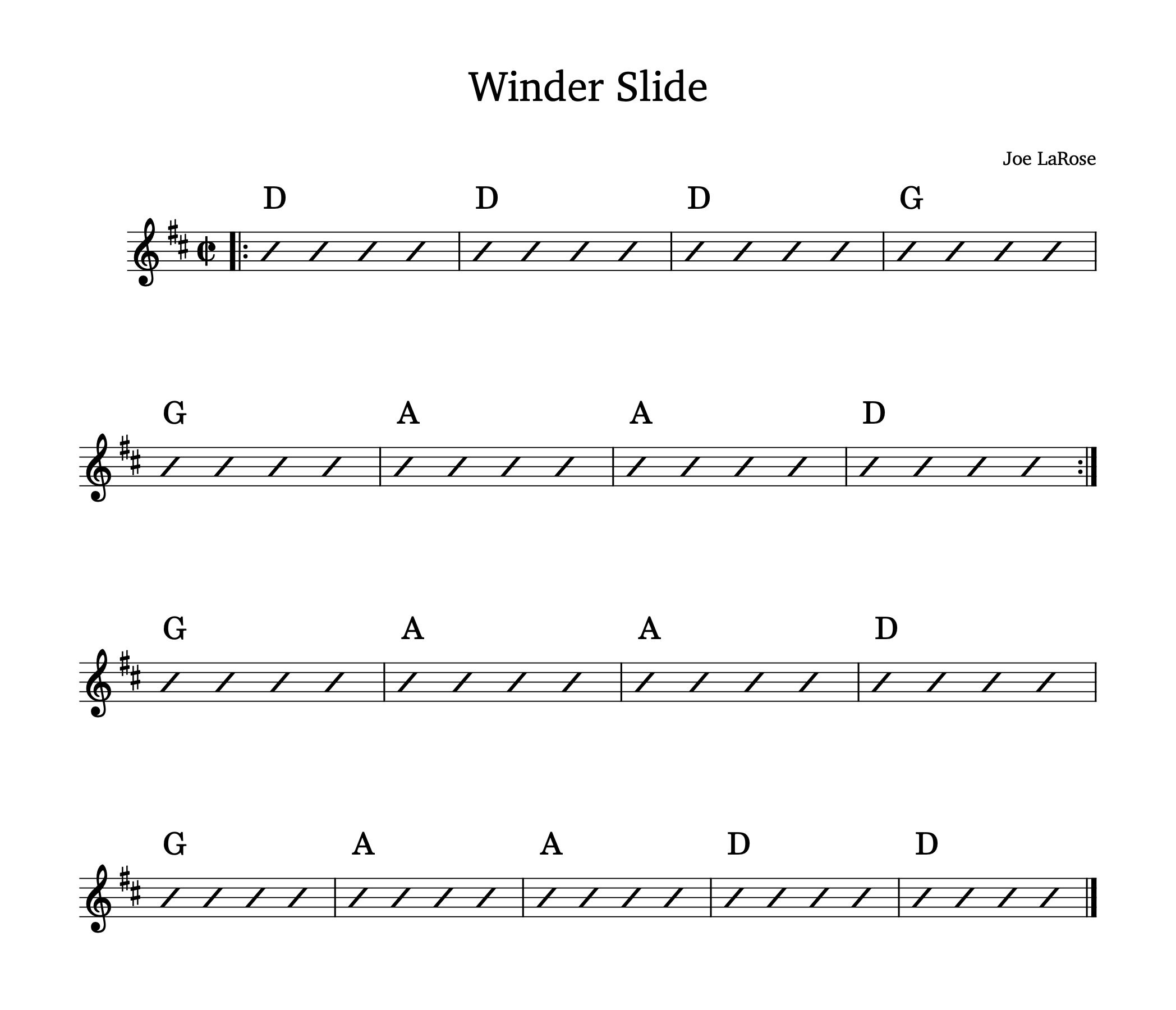 Chord diagram for Winder Slide