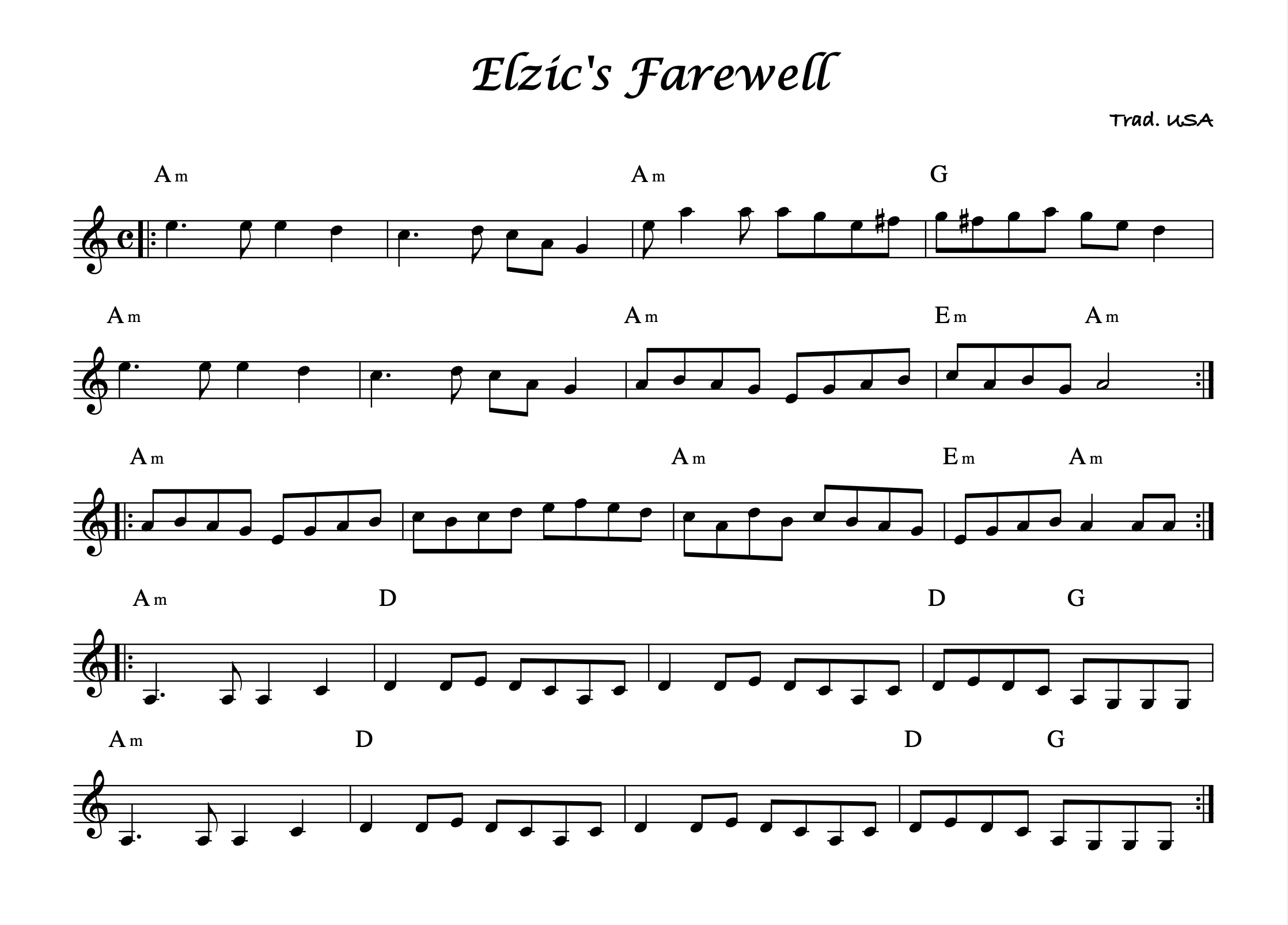 Elzic's Farewell