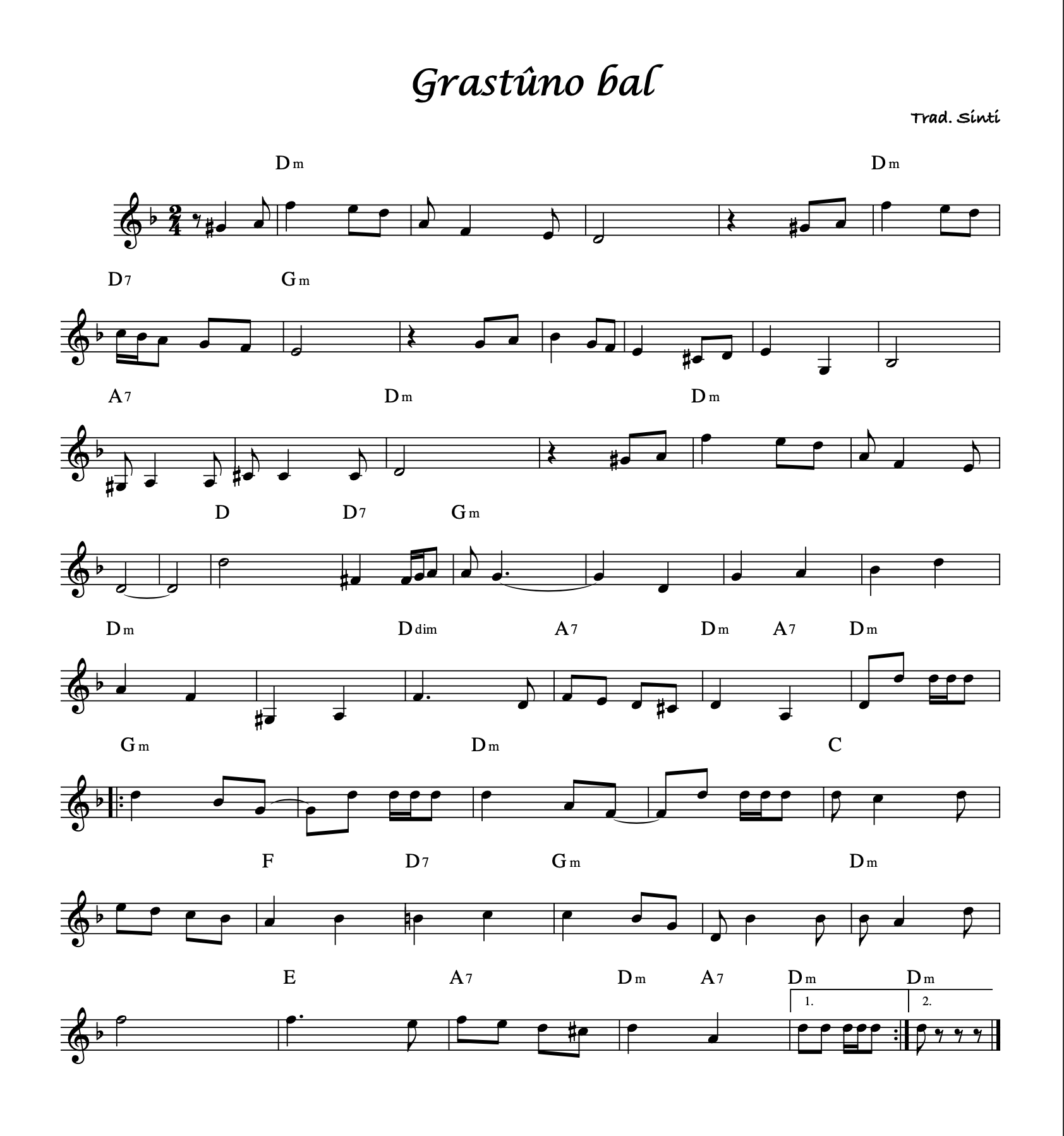 Grastûno bal