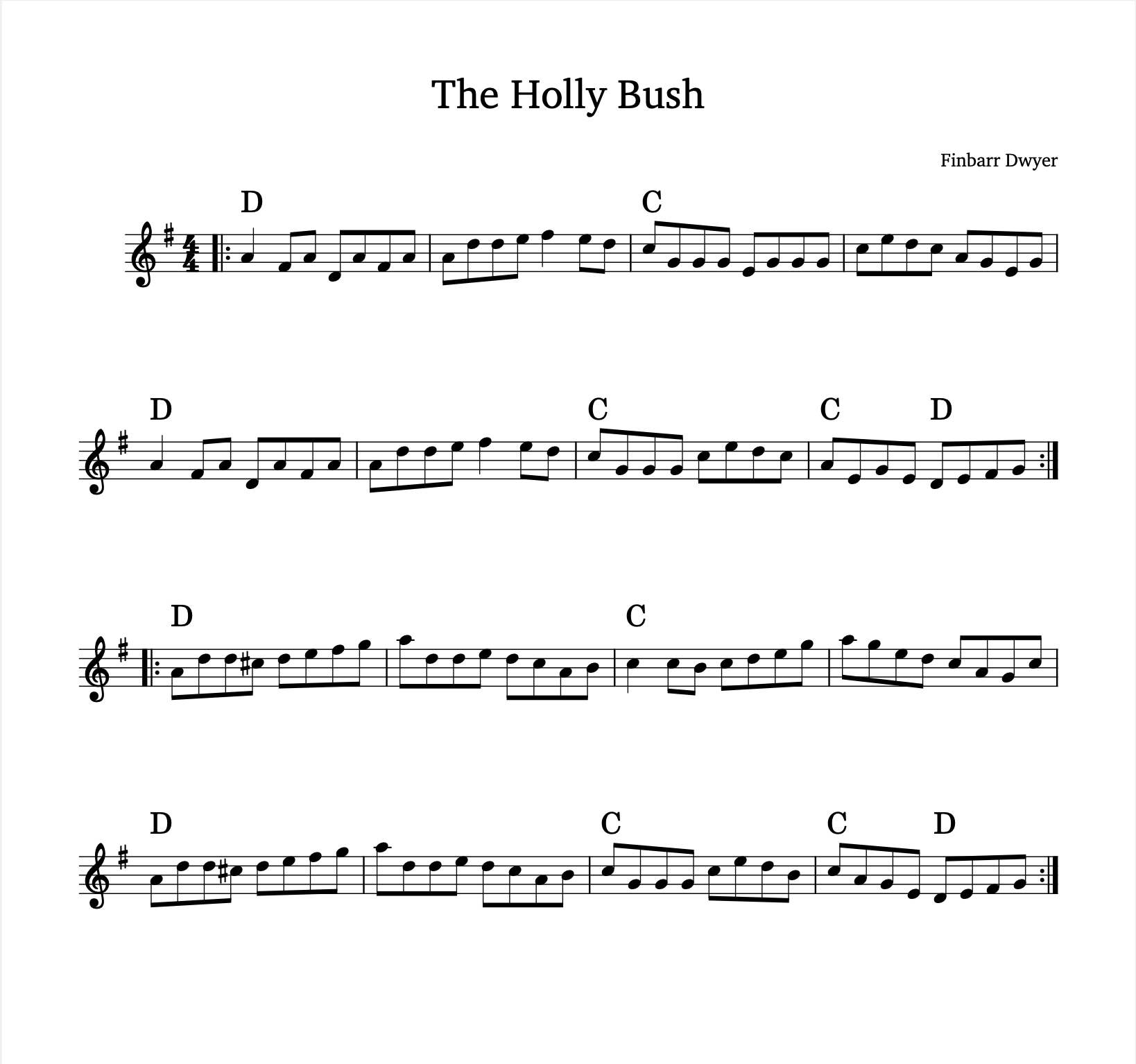 The Holly Bush - Version 2