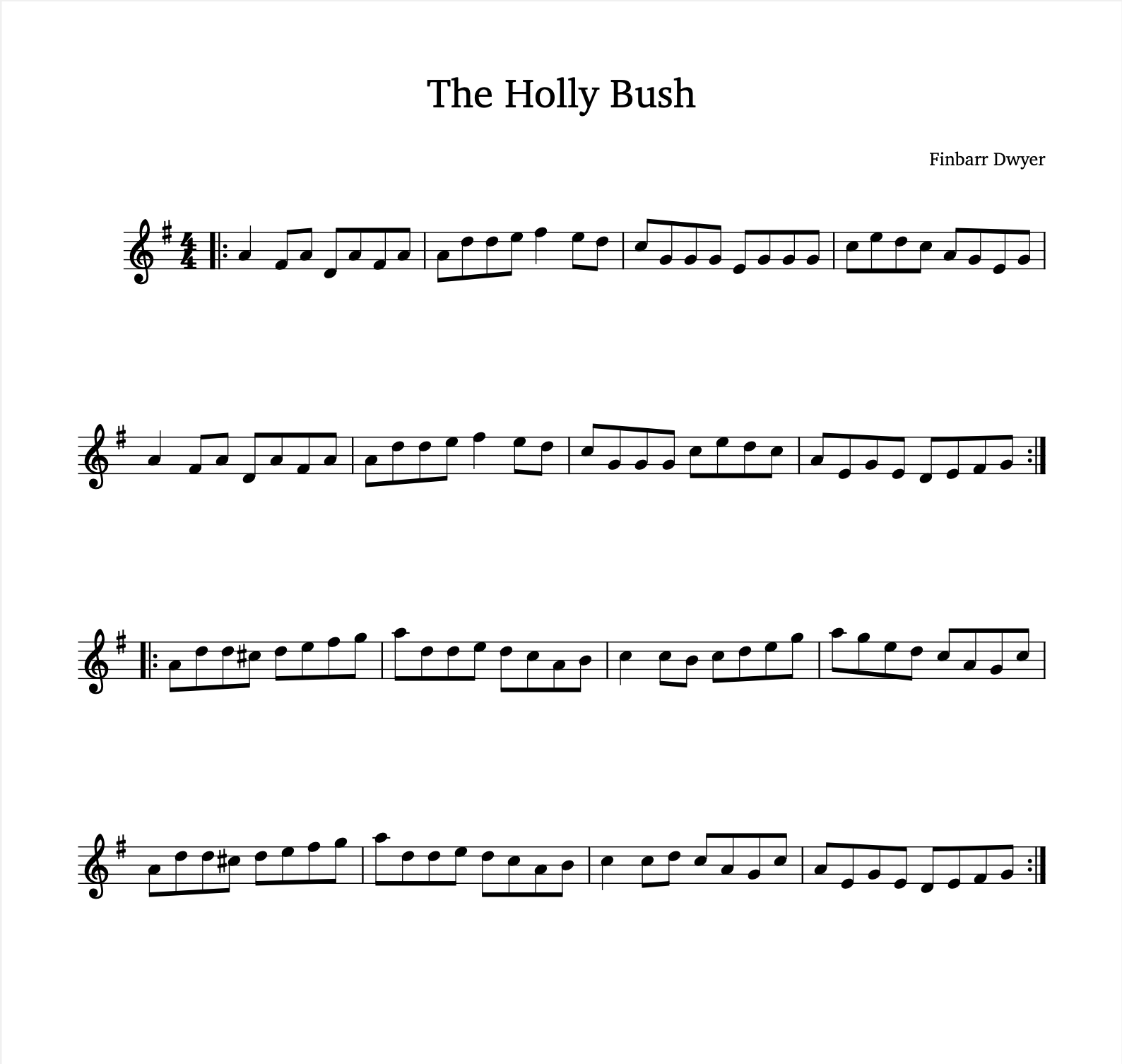 The Holly Bush