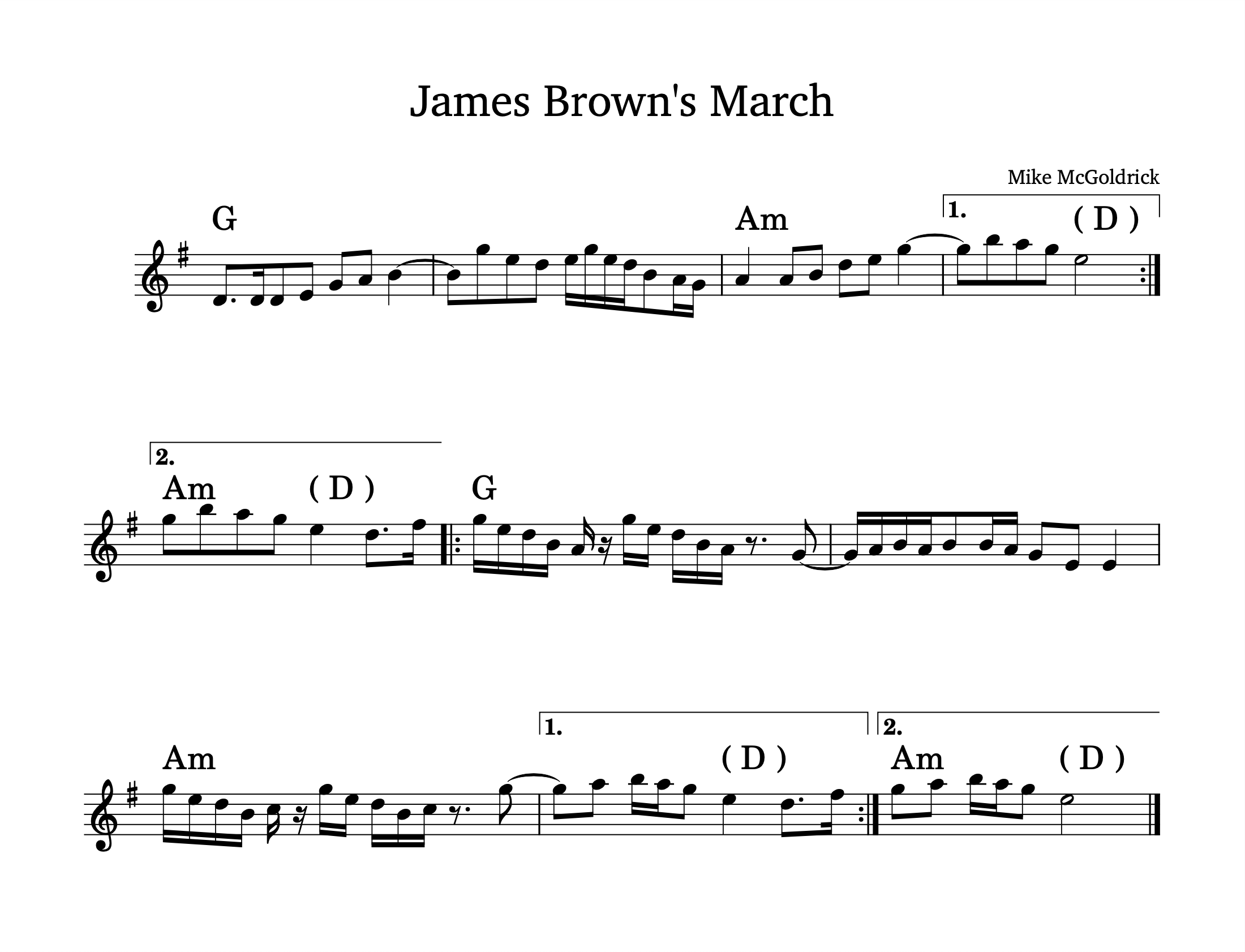 James Brown's March - Version 2