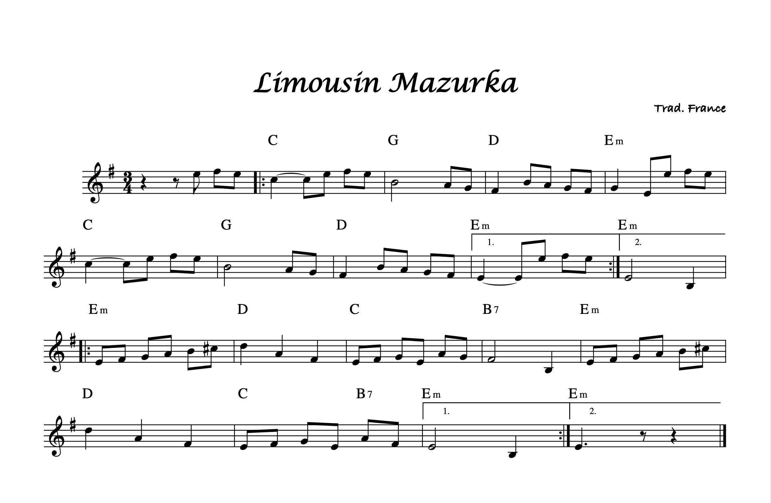 Limousin Mazurka