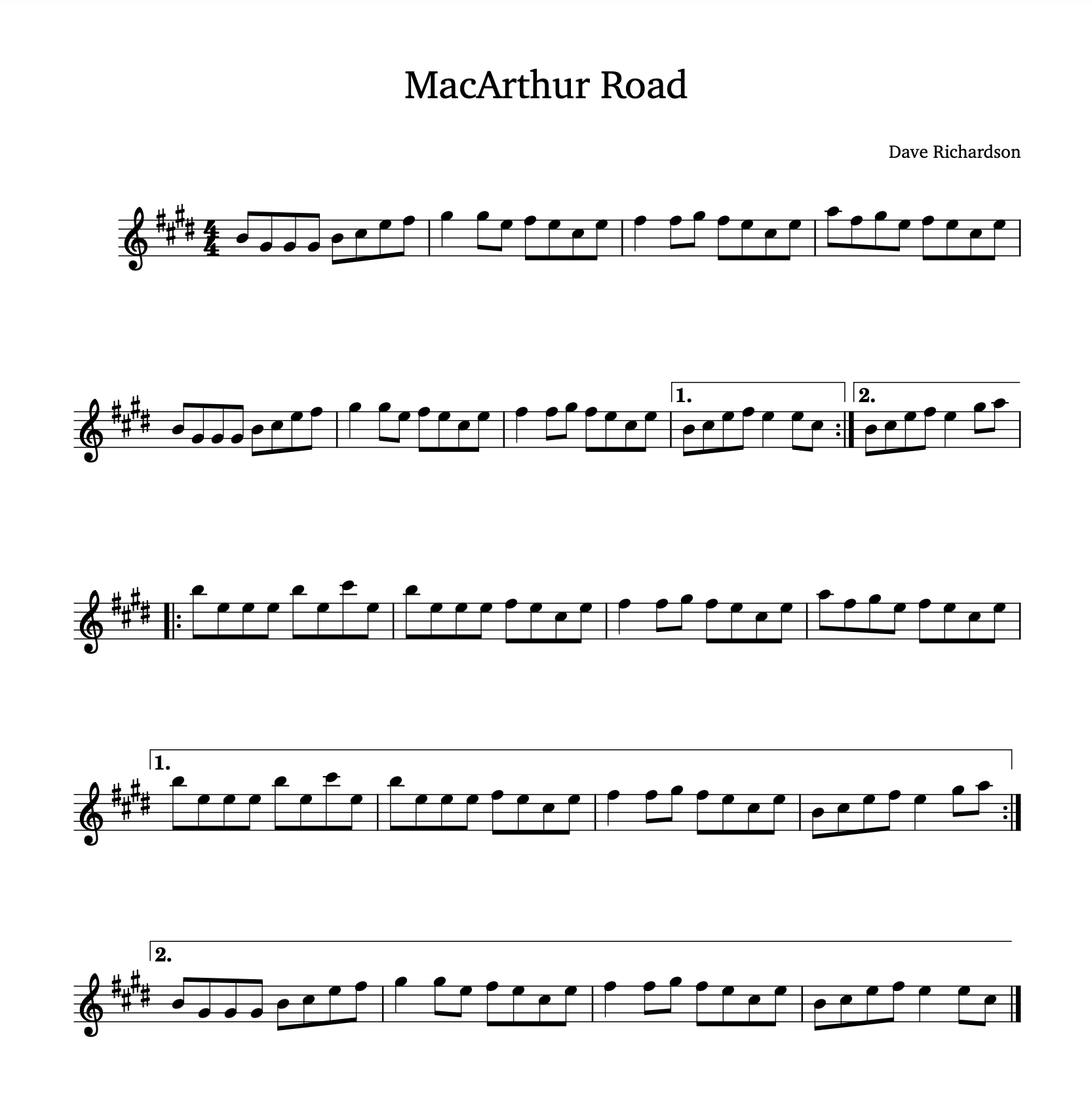 MacArthur Road
