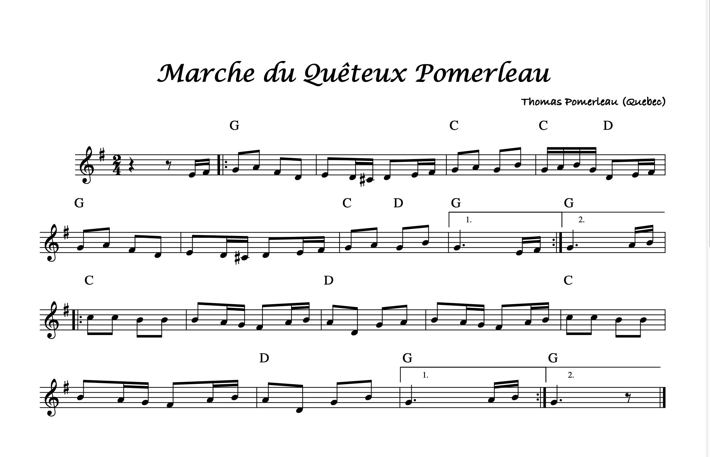 Marche du Queteux Pomerleau