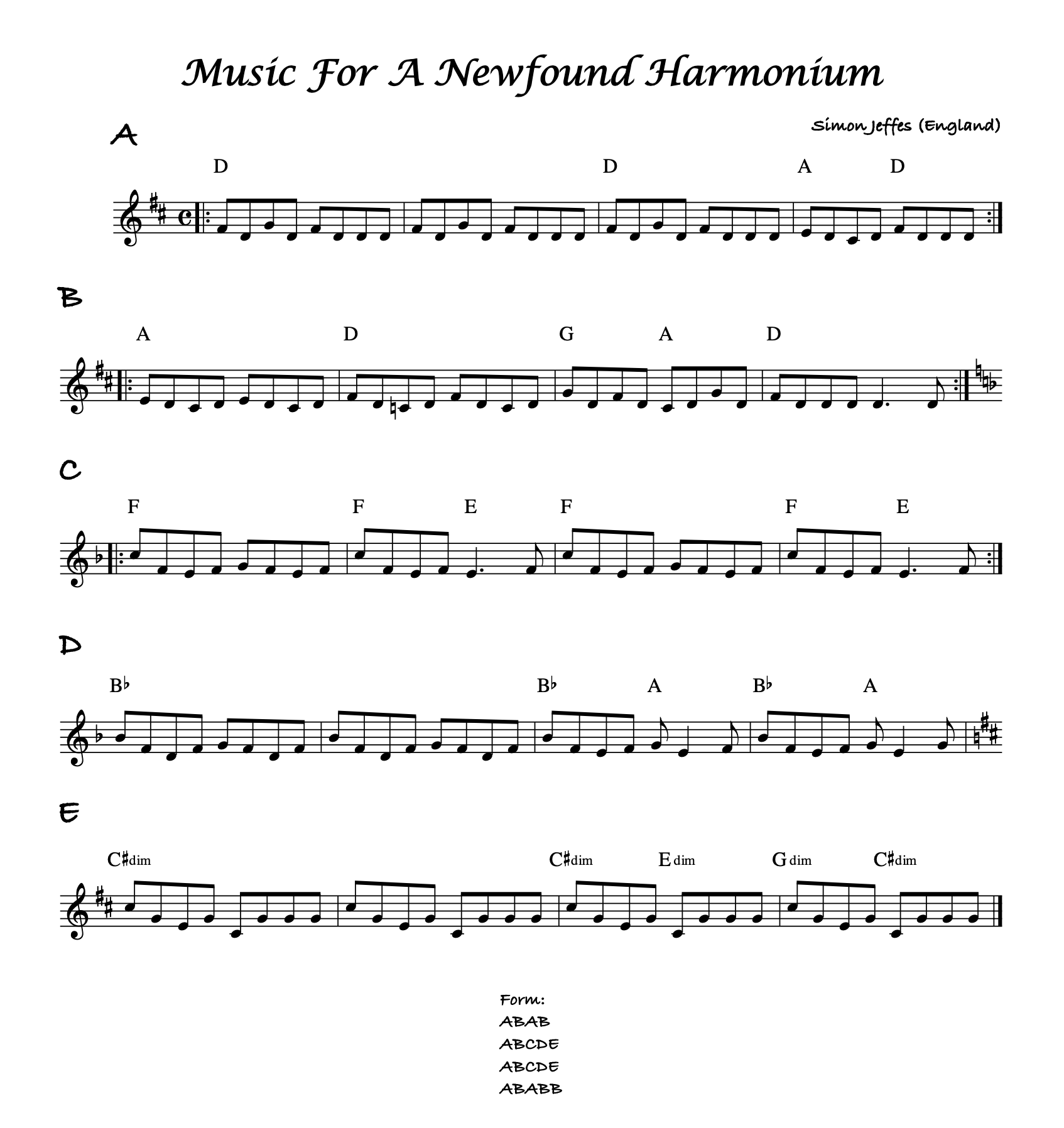 Music For A Found Harmonium