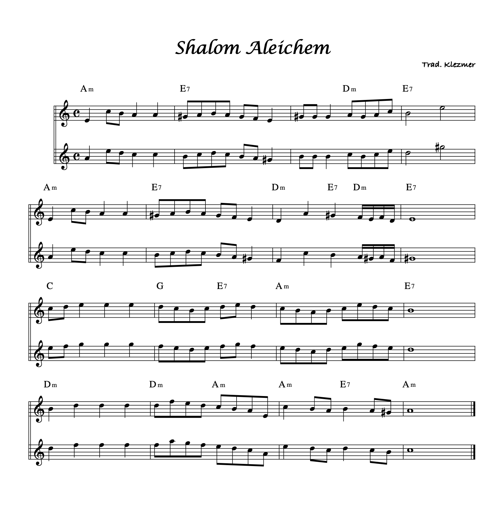 Shalom Aleichem