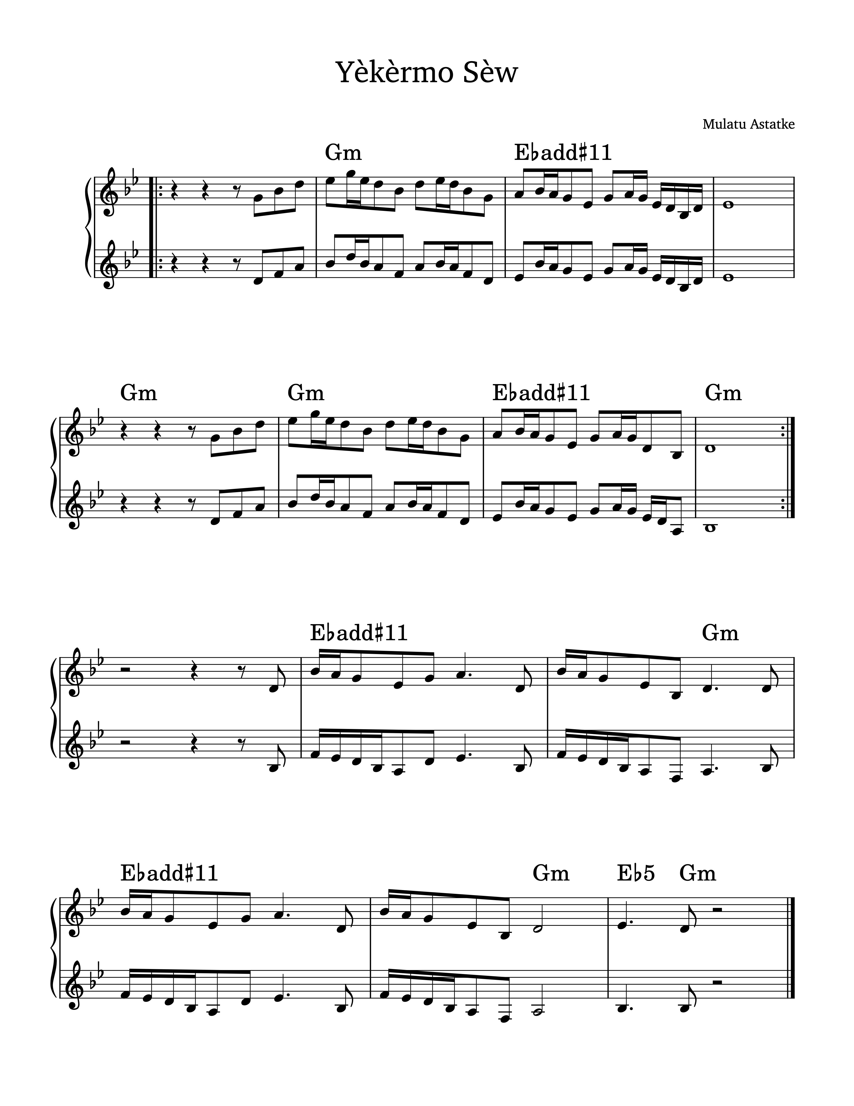 Yèkèrmo Sèw - Version 2